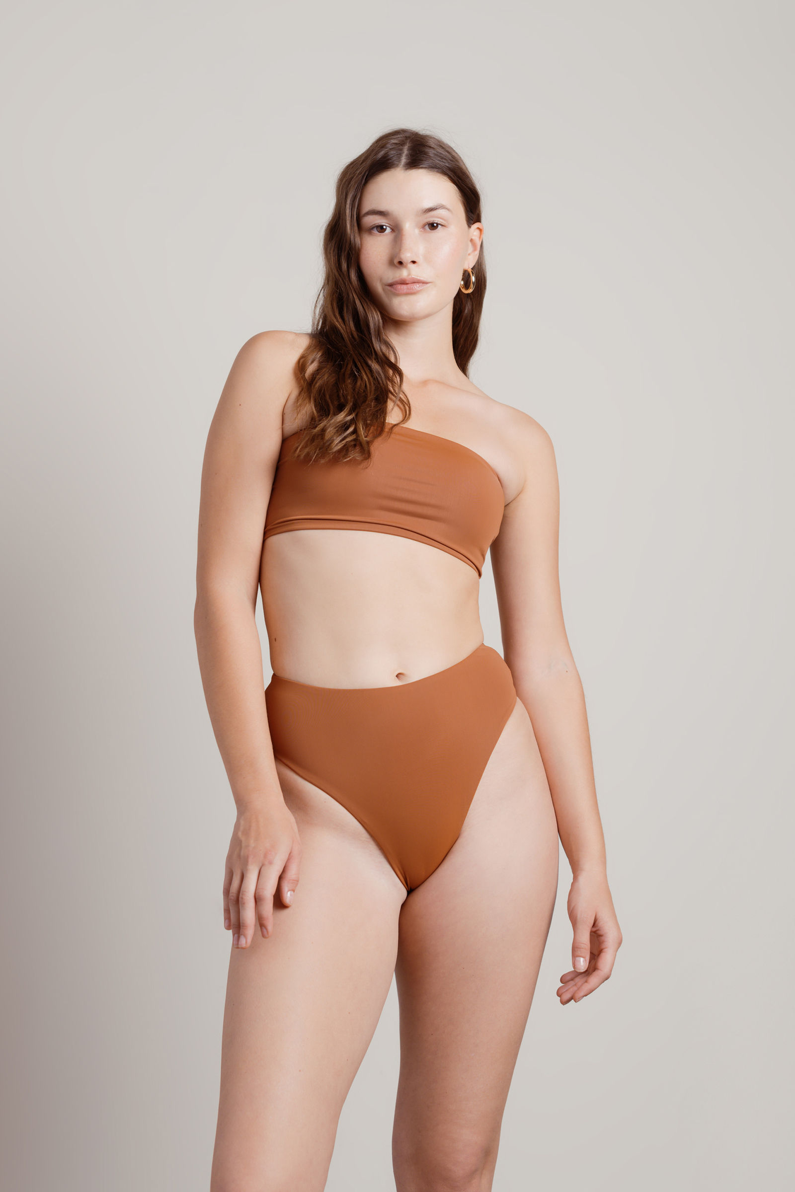 Bandeau High Waist Bikini Set main image 0