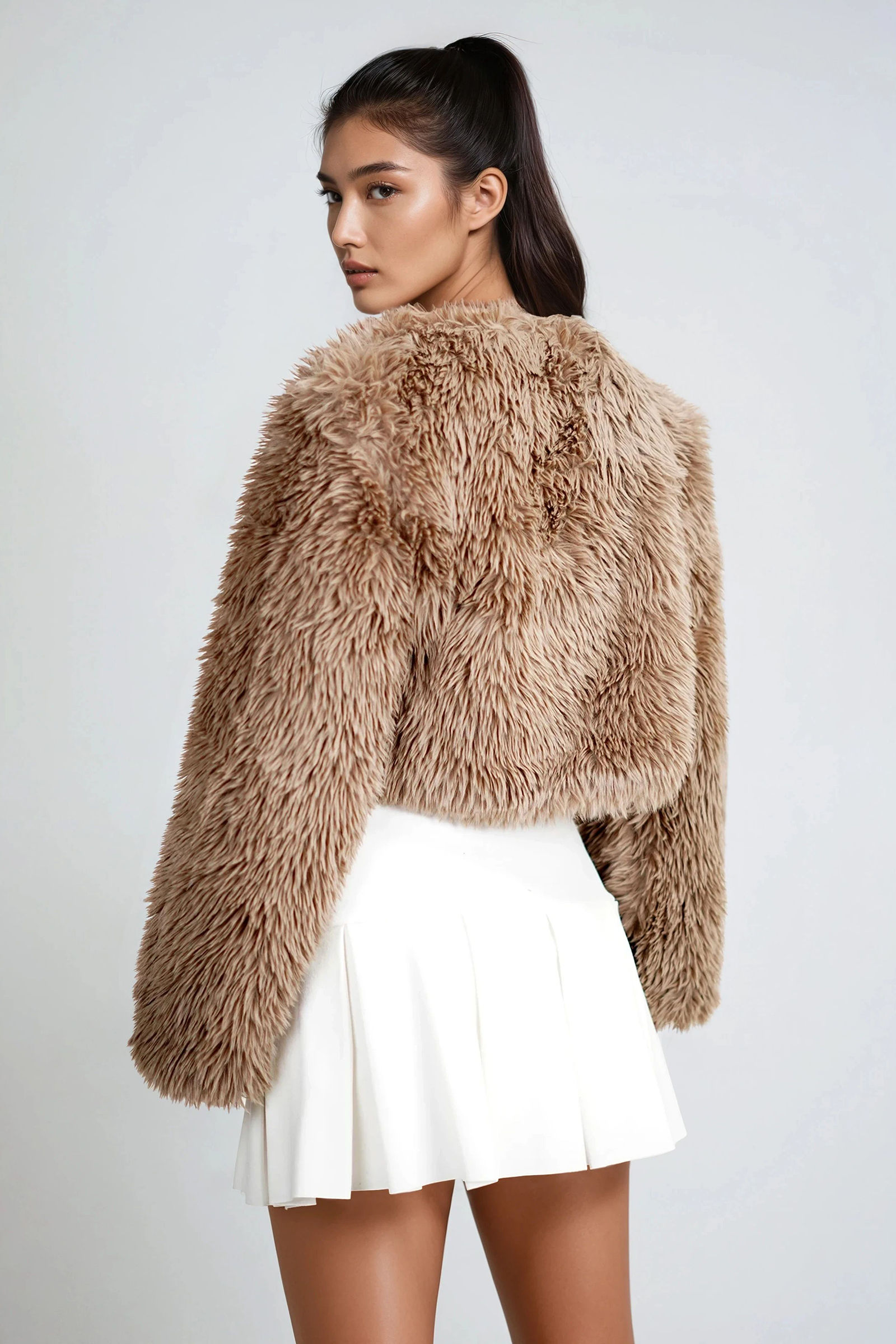 Aurelia Luxe Faux Fur Jacket