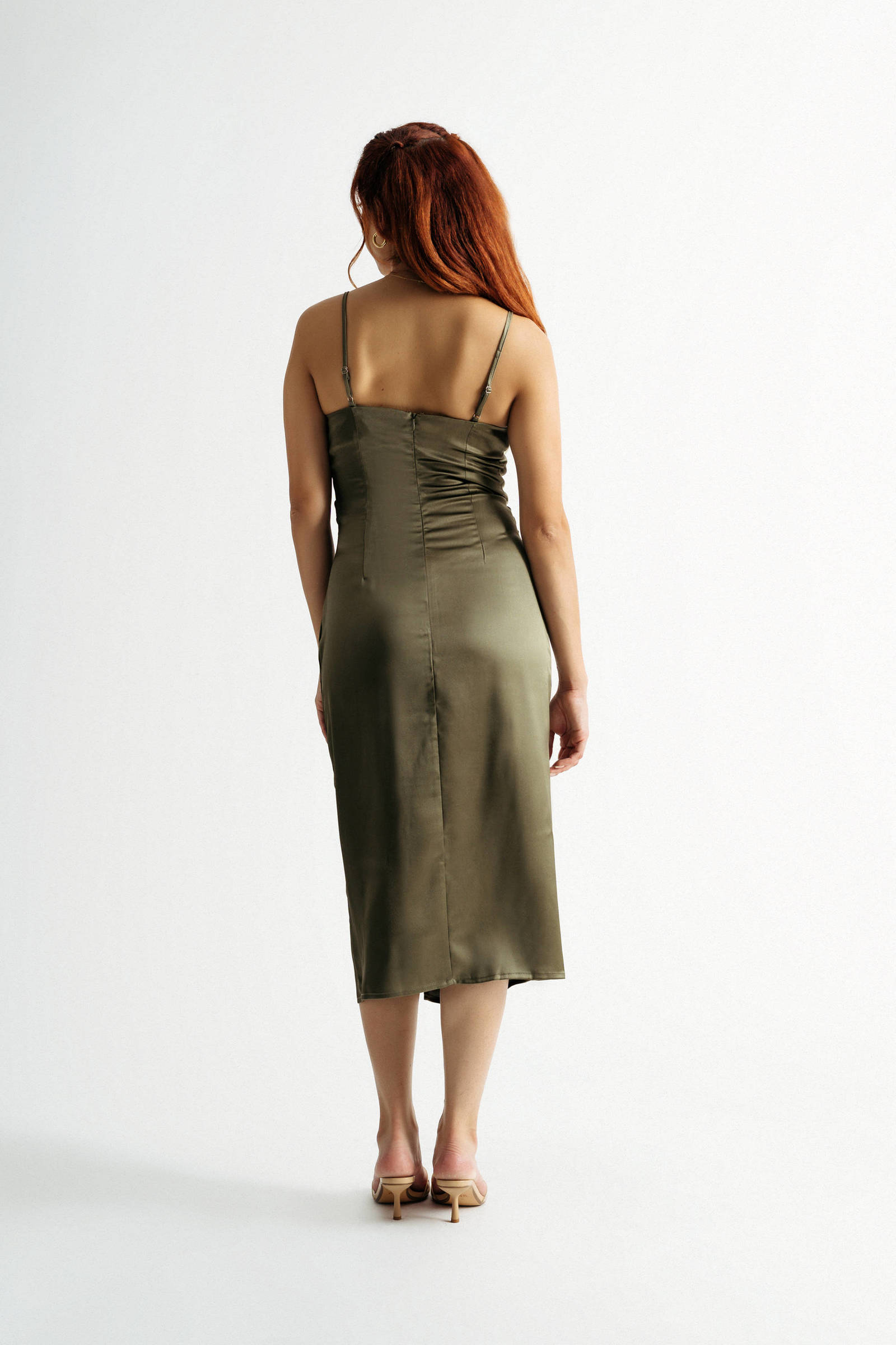 Emma Slip Dress - Silver