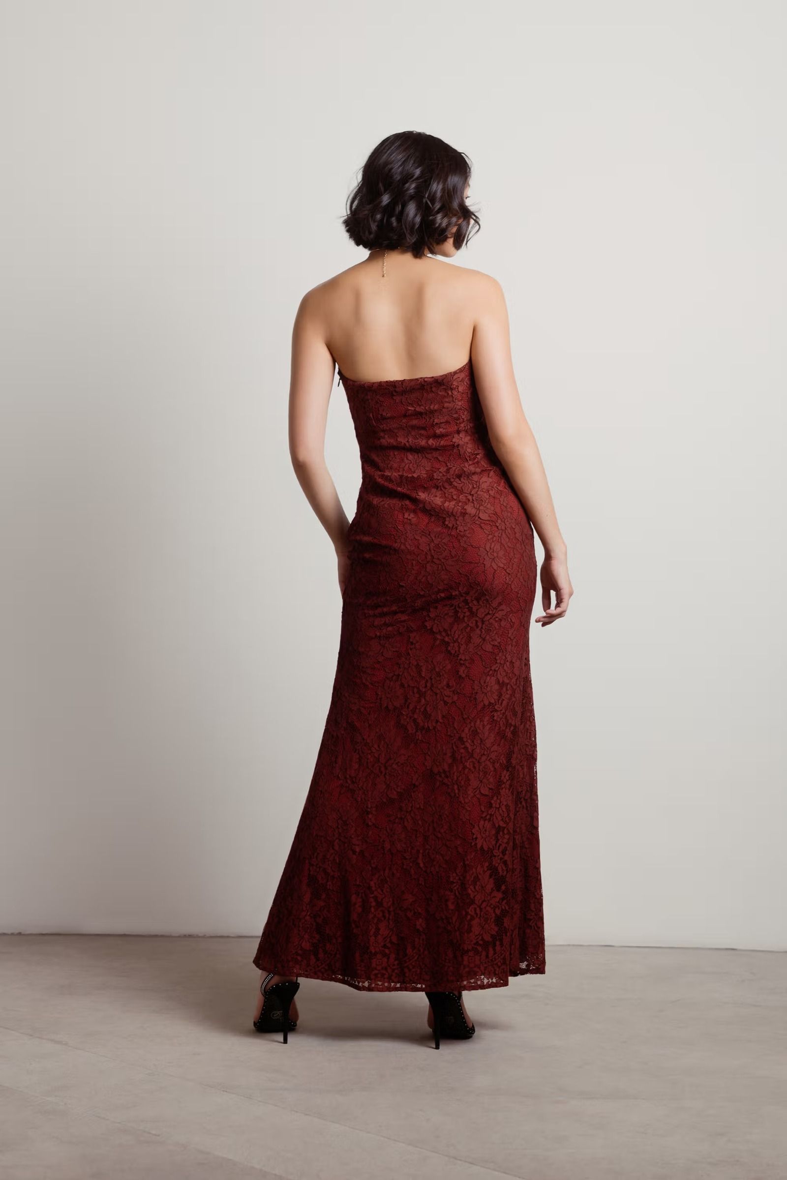 Strapless Sweetheart Maxi Dress