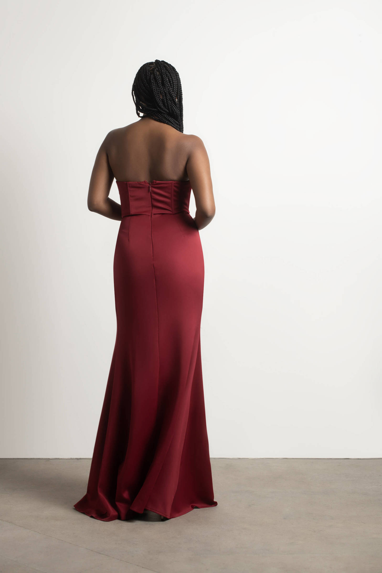 Mermaid Paillette High-slit Maxi Dress