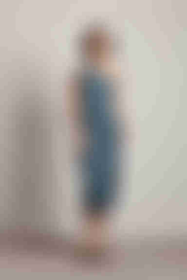 Riviera One Shoulder High Slit Midi Dress - Balsam Green