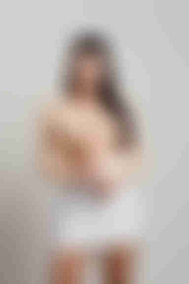 Always Here Front Tie Sweater - Beige