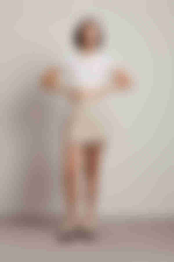 Moonball Tennis Skirt - Off White