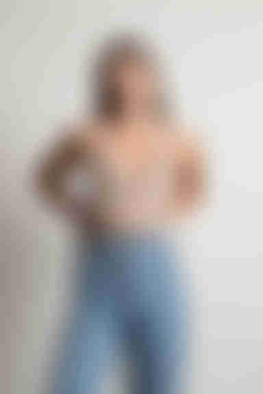 Natalia Crop Top - Beige