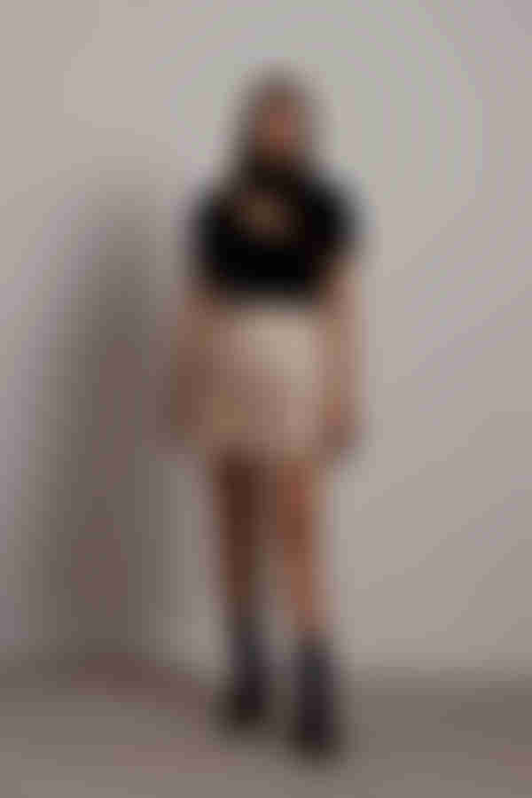 School Girl Tennis Mini Skirt - Brown