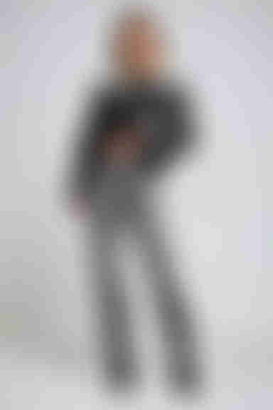 Aero Luxe Shearling Leather Jacket - Black