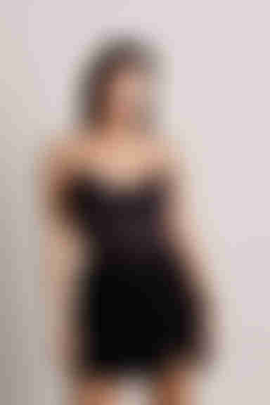 Behind Her Eyes Crop Top - Black