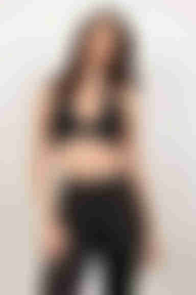 Carly Black Lace Halter Bralette