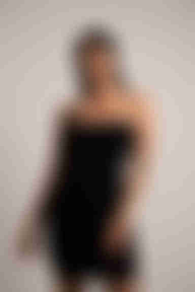 Dawn Keyhole Cami Mini Dress - Black