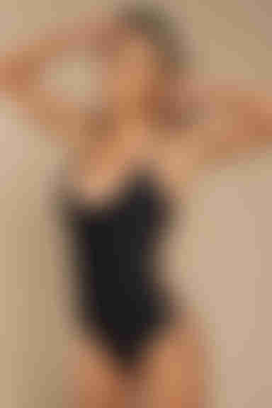 Faithful Strappy Monokini - Black