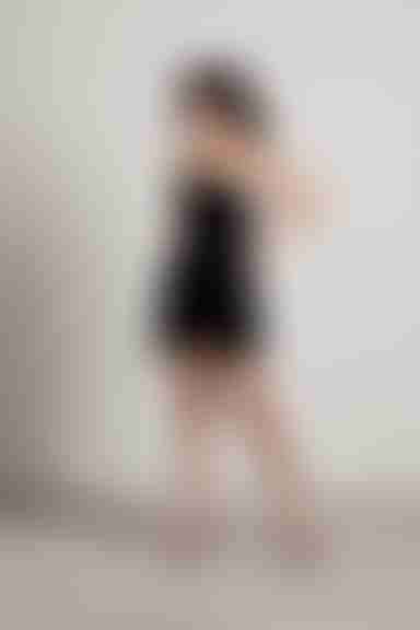 Here Again Cutout Bodycon Mini Dress - Black