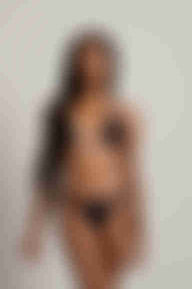 Itty Bitty Strappy Bikini Set - Black