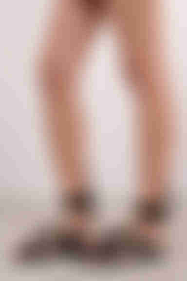 Sol Sana Kip Suede Sandals - Black