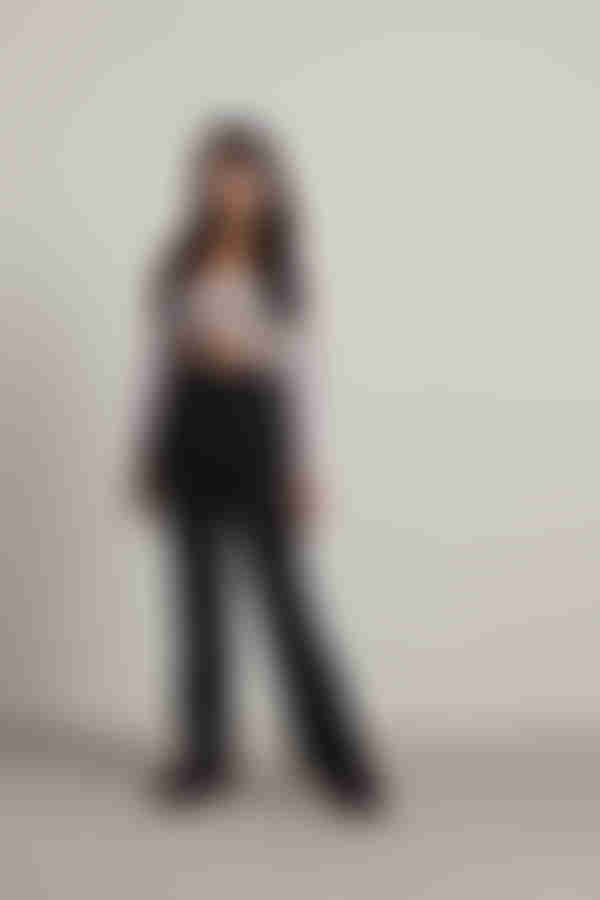 Kirsten Ribbed Pants - Black