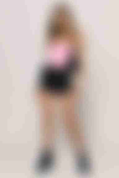 Laurel High Waist Shorts - Black