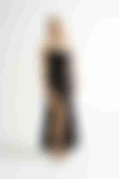 Lyanna Strapless High Slit Maxi Dress - Black