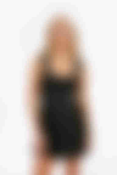 Margeaux Lace Corset Mini Dress - Black