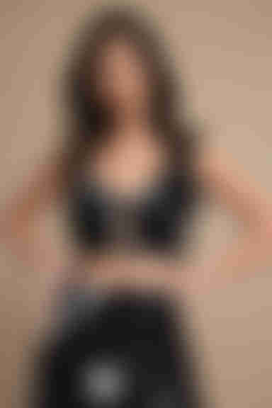 Becca Crop Top - Black Multi