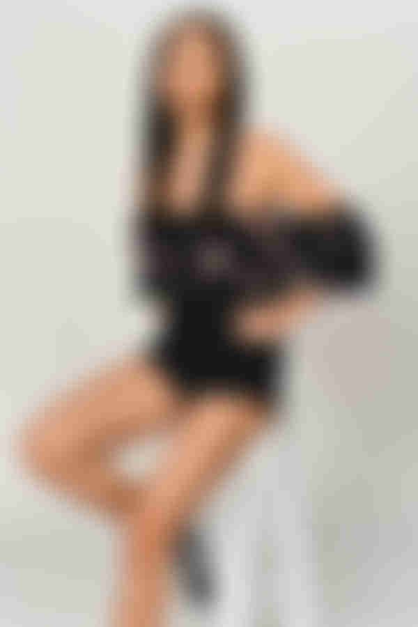 Rebecca Floral Crop Top - Black Multi