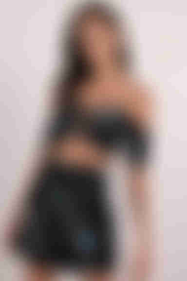 Sydney Crop Top - Black Multi