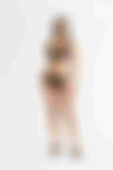 Nowhere But Here Plunging Bikini Set - Black