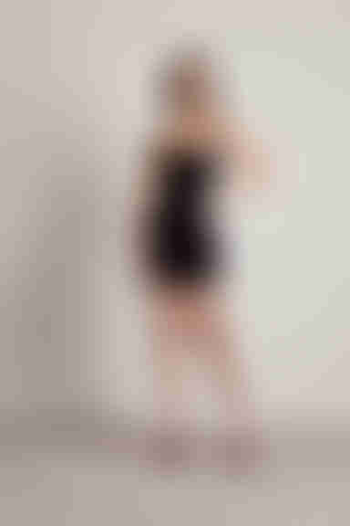 On Repeat Lace Up Bodycon Mini Dress - Black