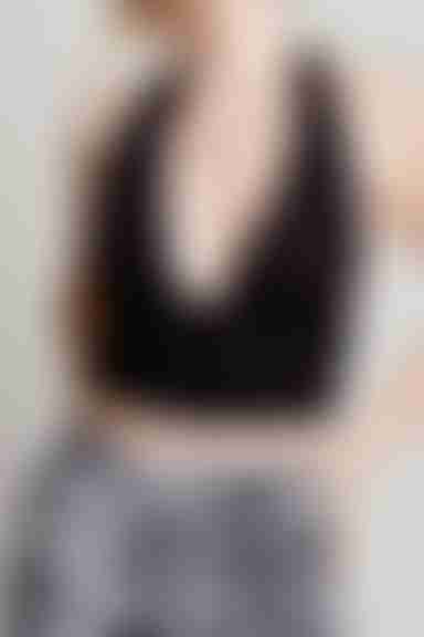 Persephone Crop Top - Black