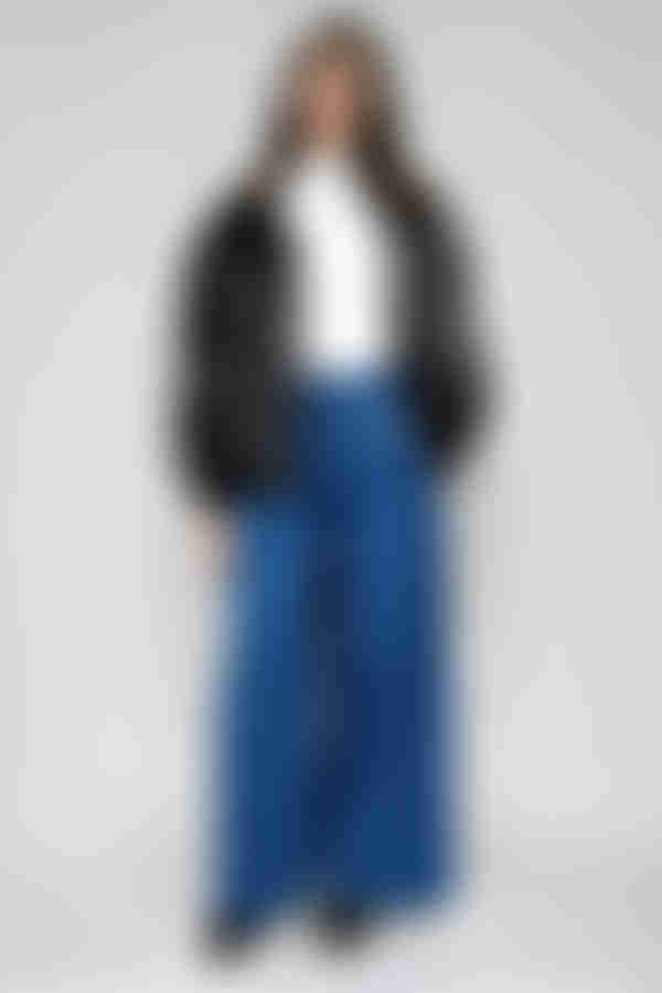 Polished Rebel Oversized Bomber Jacket - Black