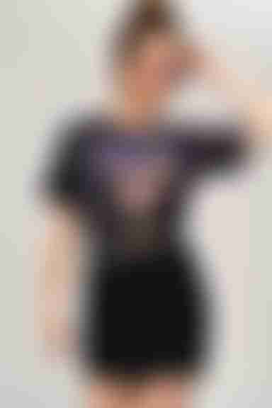 Ready Or Knot Twisted Mini Skirt - Black