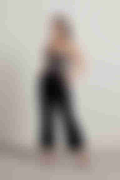 Sahana Crop Top - Black