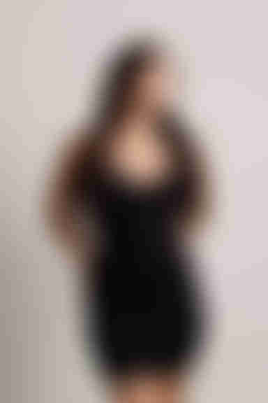 Secret Crush Lace Bustier Mini Dress - Black