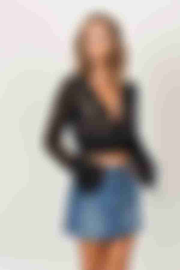 Sophia Lace Blouse - Black