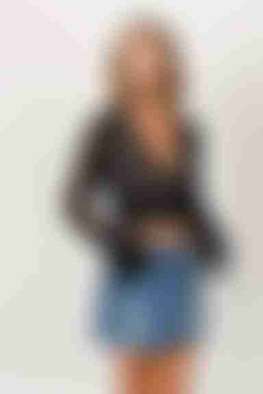 Sophia Lace Blouse - Black