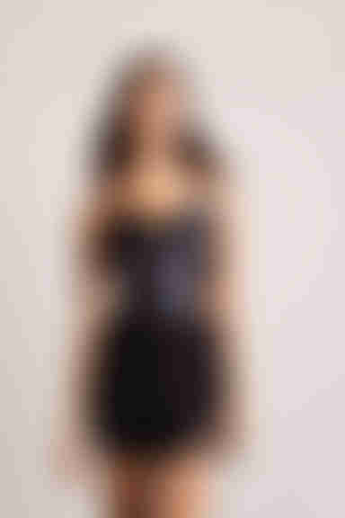 These Days Crop Top - Black