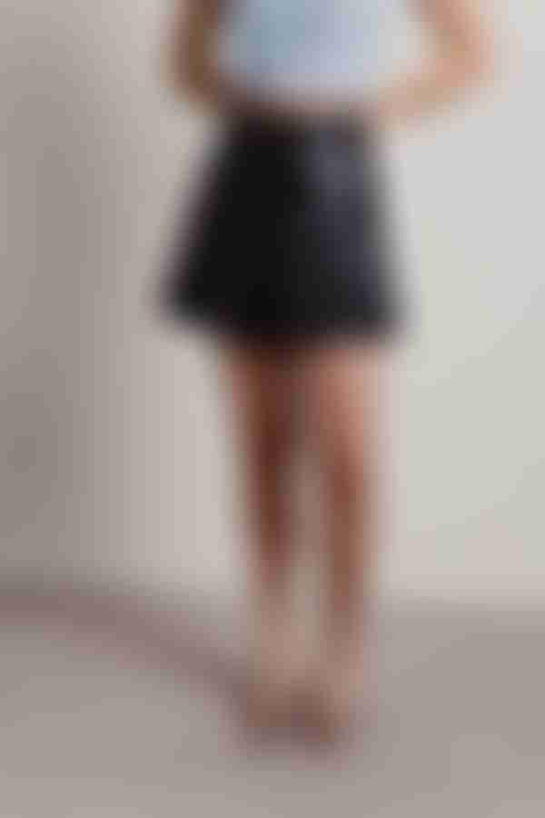 Tokyo Pleated Tennis Skirt - Black