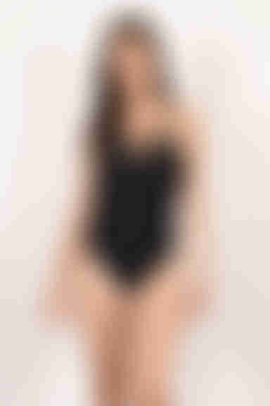 Too Good Lace Up Monokini - Black