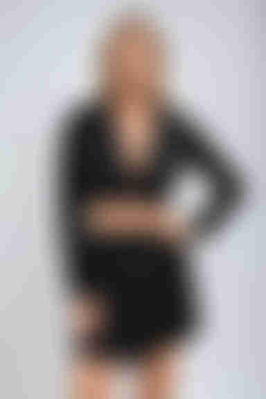 Urban Dreamer Cropped Blazer - Black