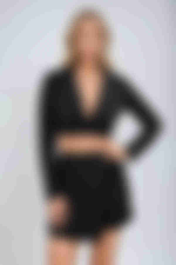 Urban Dreamer Cropped Blazer - Black
