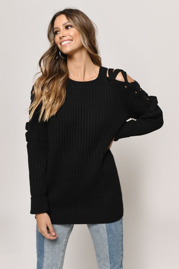 Vana Black Sweater