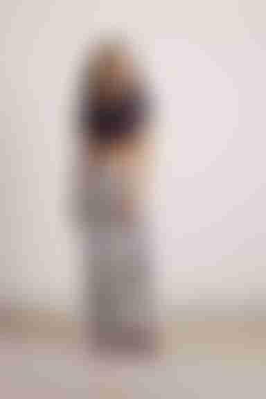 Gimme Attention Straight Leg Pants - Black & White