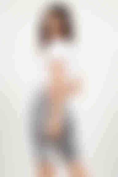 Is It Too Late Biker Shorts - Black & White