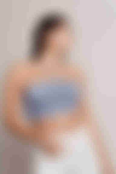 About Last Night Crop Top - Blue