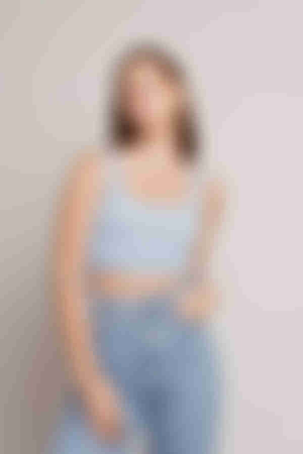 Amisa Crop Top - Blue