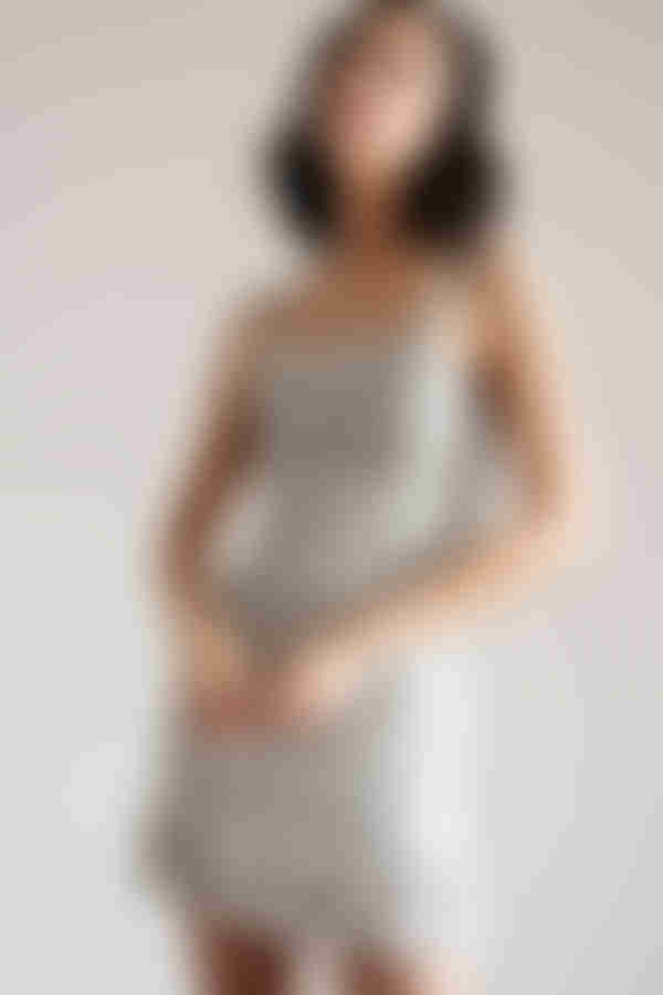 Aubriella Ruched Bodycon Mini Dress - Blue