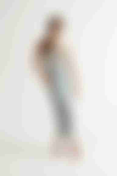 Cheryl Floral Keyhole Midi Dress - Blue