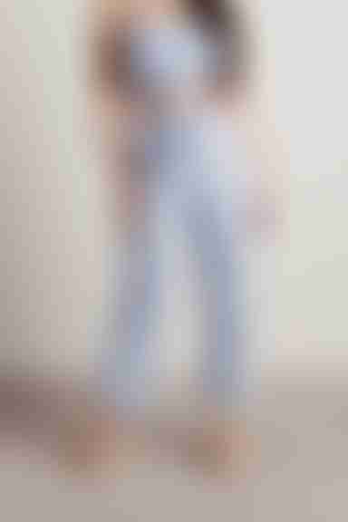 Get A Clue Plaid Pants - Blue