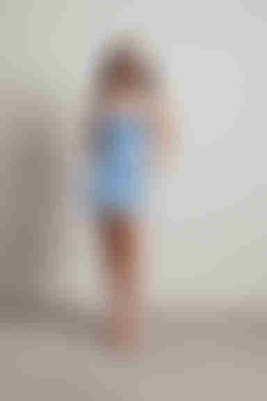 Magic Hour Bustier Bodycon Mini Dress - Blue