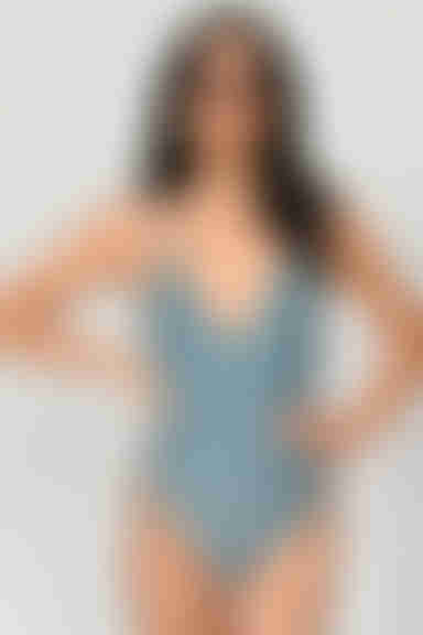 My Beloved Strappy Monokini - Blue