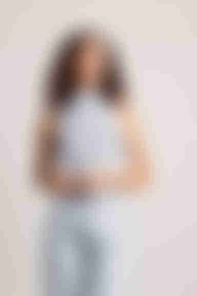 Neil Crop Top - Blue